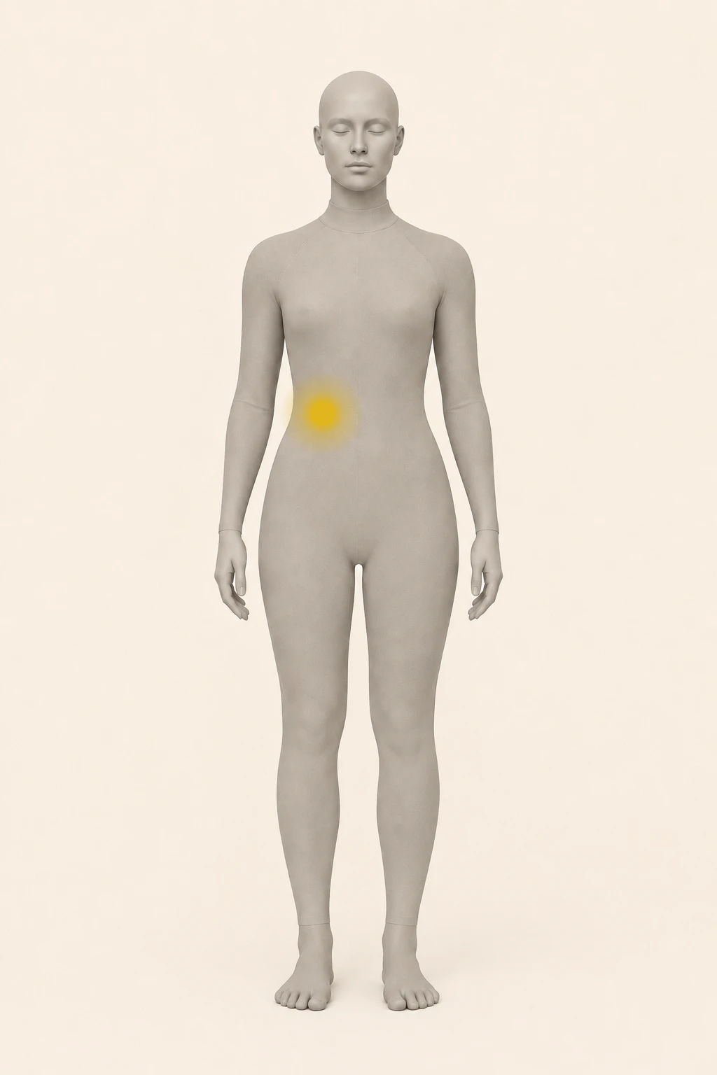 Localização do Chakra do Plexo Solar no corpo
