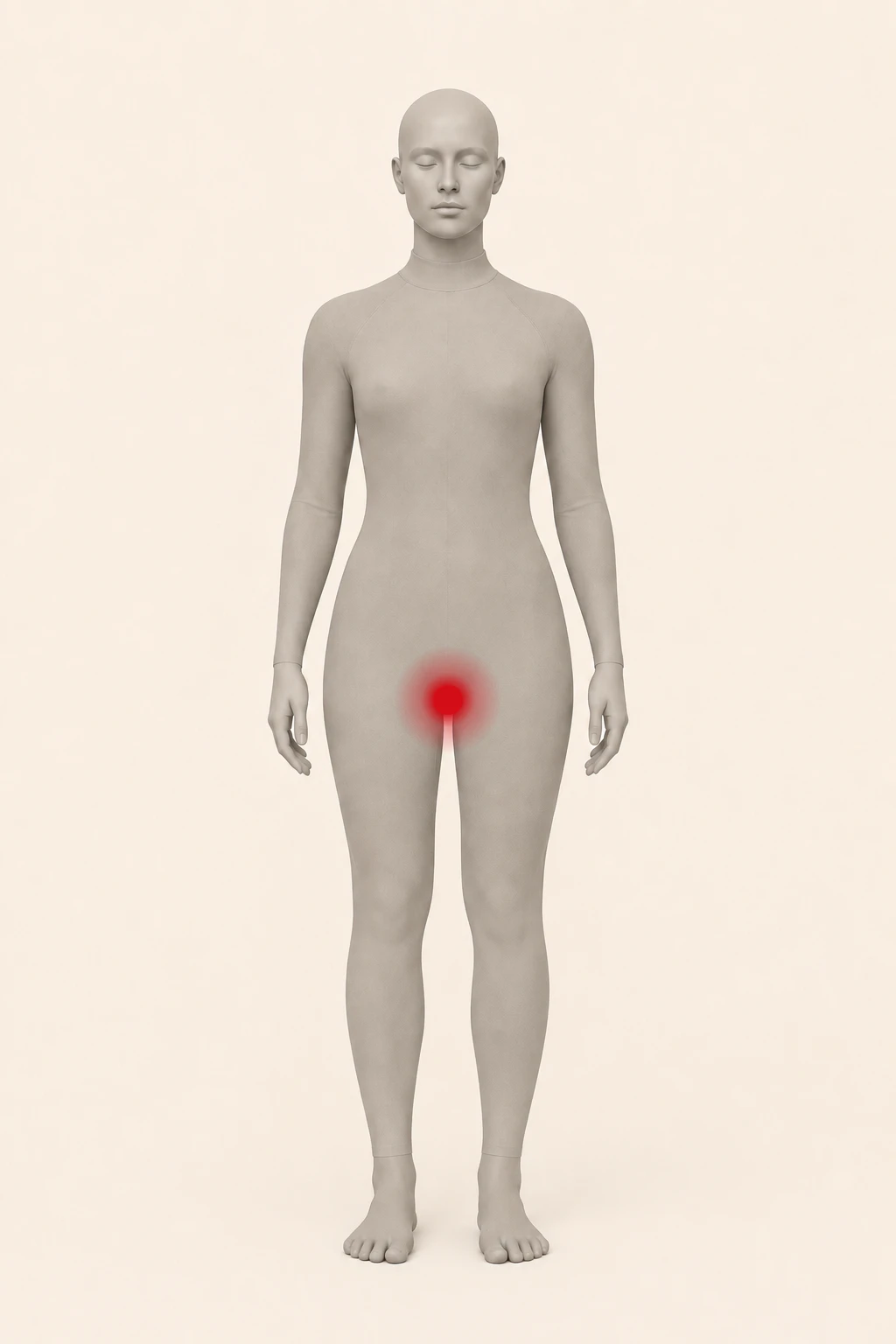 Localização do Chakra Raiz no corpo